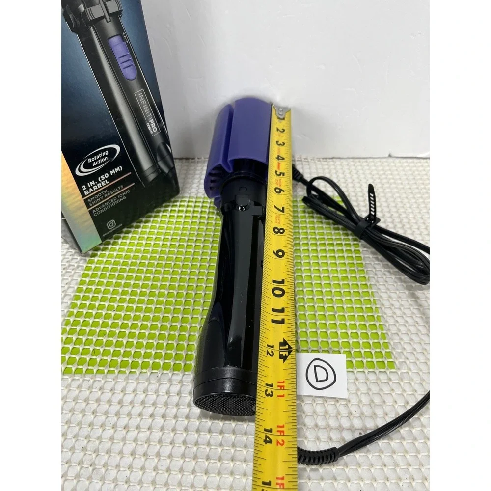 Conair InfinitiPro Ceramic Hot Air Spin Brush 2 Inch Black New‎ Opened Box D